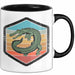 Krokodil Tier Tasse Geschenk Lustige Geschenkidee Spruch Schwarz Trendation