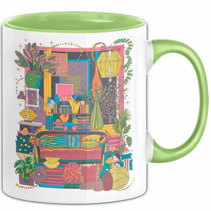 Maximalist Tasse Geschenk Lustige Geschenkidee Spruch Für Auffällige Deko Fans Grün Trendation