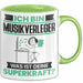 Musikverleger Tasse Geschenk für Musikverleger Geburtstag Lustiger Spruch Kaffee-Becher Was Ist Deine Superkraft Grün Trendation