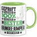 Bungee-Jumper Geschenk Lustiger Spruch für Bungee-Jumper Geschenkidee Bester Bungee-Jumper Der Welt Grün Trendation