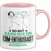 EDM-Enthusiast Geschenk Tasse So Gut Kann Nur Ein EDM-Enthusiast Aussehen Geschenkidee Kaffee-Becher Rosa Trendation