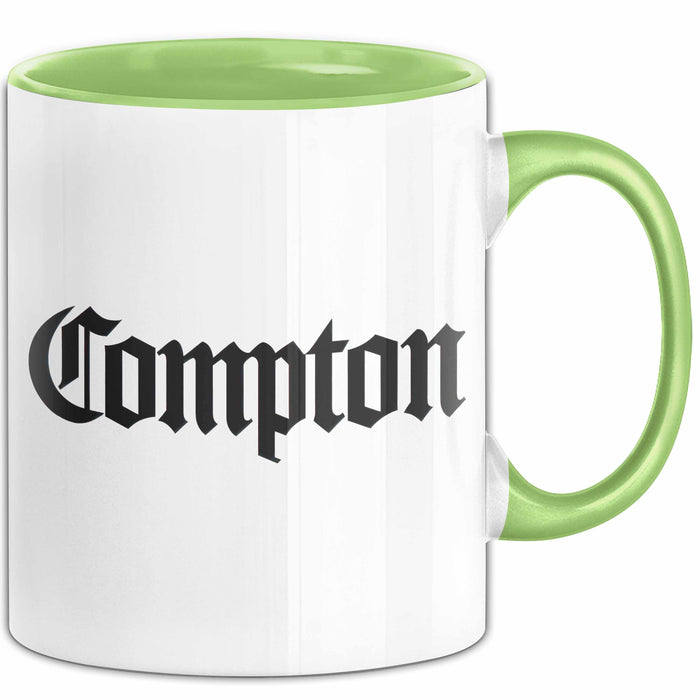 Los Angeles LA Kalifornien USA Tasse Geschenk Lustige Geschenkidee Spruch Compton Grün Trendation