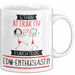 EDM-Enthusiastin Tasse Geschenk Becher Stark Attraktiv Furchtlos EDM-Enthusiastin Lustige Geschenkidee Weiß Trendation