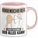 Bogenschießer Tasse Geschenk für Bogenschießer Der Mann Der Alles Kann Geschenkidee zum Geburtstag Rosa Trendation