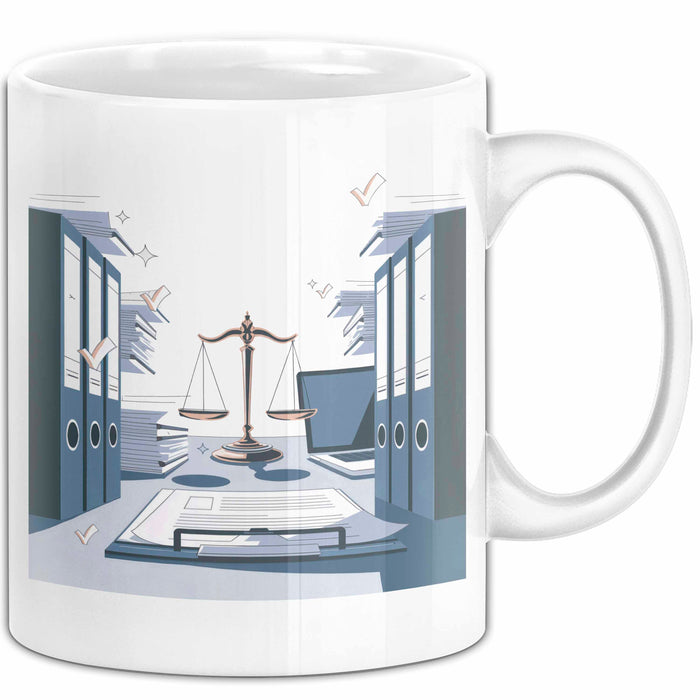 Rechtsanwalts Assistent Tasse Geschenk Lustige Geschenkidee Spruch Für Kanzlei Profis Weiß Trendation
