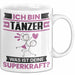 Tänzer Tasse Geschenk für Tänzer Geburtstag Lustiger Spruch Kaffee-Becher Was Ist Deine Superkraft Weiß Trendation