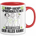 Hip-Hop-Produzent Tasse Geschenk für Hip-Hop-Produzent Der Mann Der Alles Kann Geschenkidee zum Geburtstag Rot Trendation