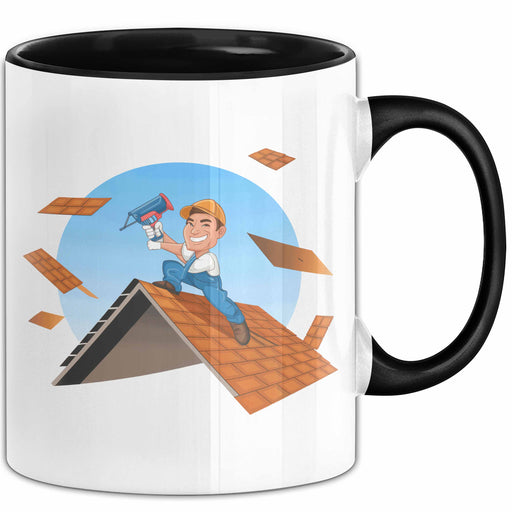 Dachdecker Tasse Geschenk Lustige Geschenkidee Spruch Für Dach Experten Trendation