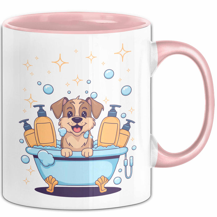 Tierpfleger Groomer Tasse Geschenk Lustige Geschenkidee Spruch Für Tierpflege Profis Rosa Trendation