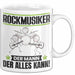 Rockmusiker Tasse Geschenk für Rockmusiker Der Mann Der Alles Kann Geschenkidee zum Geburtstag Weiß Trendation