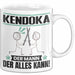 Kendoka Tasse Geschenk für Kendoka Der Mann Der Alles Kann Geschenkidee zum Geburtstag Weiß Trendation