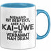 Kai-Uwe Tasse Niemand Ist Perfekt, Kai-Uwe Ist Nah Dran Geschenk Blau Trendation