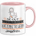 Katzenbetreuerin Geschenk Tasse So Gut Kann Nur Eine Katzenbetreuerin Aussehen Geschenkidee Geburtstag Weihnachten Lustig Rosa Trendation