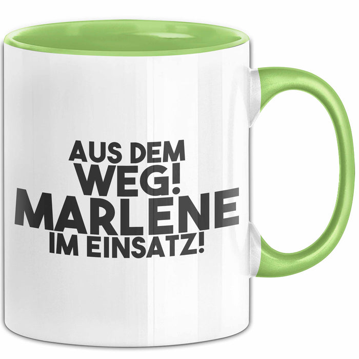 Marlene Tasse Aus Dem Weg! Marlene Im Einsatz! Geschenk