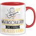 Musikschülerin Geschenk Tasse Becher Die Frau Die Allen Kann Geschenkidee für eine Musikschülerin Lustig Rot Trendation