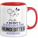 Hundesitter Geschenk Tasse So Gut Kann Nur Ein Hundesitter Aussehen Geschenkidee Kaffee-Becher Rot Trendation