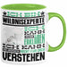 Wildnisexperte Geschenk Kaffee-Tasse Geschenkidee für Wildnisexperte Ich Bin Wildnisexperte Ich Kann Es Dir Erklären Jedoch Nicht Für Dich Verstehen Spruch Lustig Grün Trendation