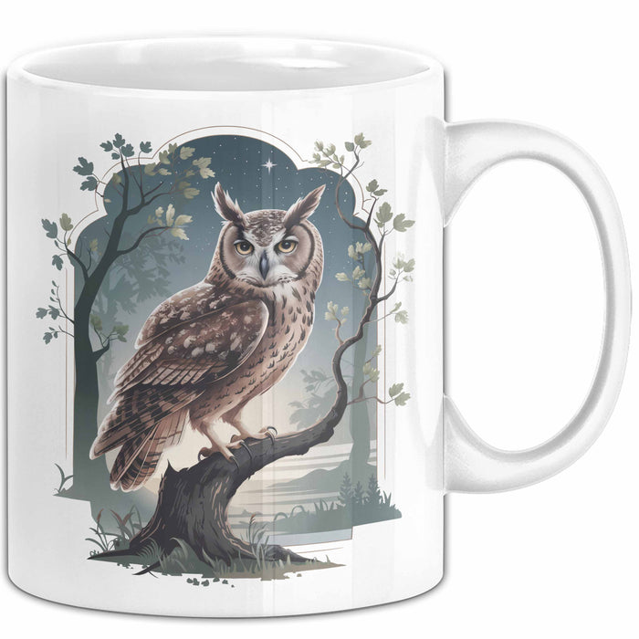 Vogelbeobachter Tasse Geschenkidee für Vogel Enthusiasten Weiß Trendation