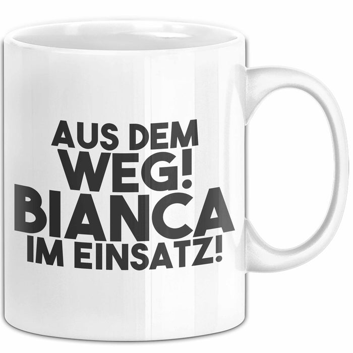 Bianca Tasse Aus Dem Weg! Bianca Im Einsatz! Geschenk