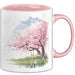 Frühlingszeit Tasse Geschenkidee für Naturliebhaber Rosa Trendation