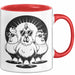 Huhn Tier Bauer Sonnenbrille Tasse Becher Geschenk Lustige Geschenkidee Spruch Rot Trendation