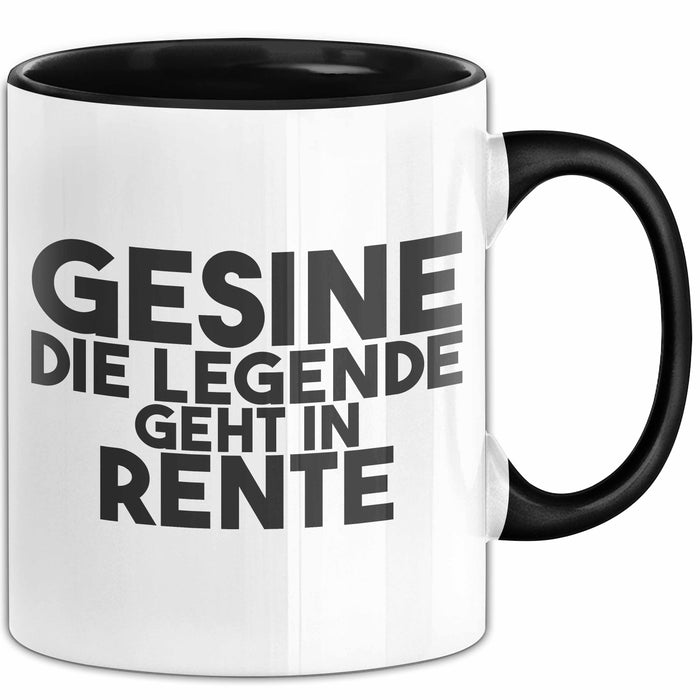 Gesine Tasse Gesine – Die Legende Geht In Rente Geschenk