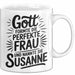Susanne Tasse Geschenk Gott Formte Die Perfekte Frau Susanne Geschenkidee Weiß Trendation