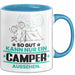 Camper Geschenk Tasse So Gut Kann Nur Ein Camper Aussehen Geschenkidee Kaffee-Becher Blau Trendation
