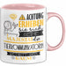 Tierkommunikatorin Tasse Geschenk Lustiger Spruch Bitte Erheben Sie Sich Seine Majestät Die Tierkommunikatorin Betritt Den Raum Rosa Trendation