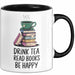 Buchleser Bücher Lesen Tasse Geschenk Lustige Geschenkidee Spruch Tee Trinken Bücher Lesen Schwarz Trendation