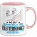 Kletterführer Geschenk Tasse So Gut Kann Nur Ein Kletterführer Aussehen Geschenkidee Kaffee-Becher Rosa Trendation