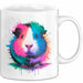Buntes Meerschweinchen Tierliebhaber Tasse Geschenk Lustige Geschenkidee Spruch Weiß Trendation