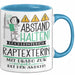 Raptexterin Tasse Geschenk Lustig Abstand Halten Hochleistungs-Raptexterin Mit Drang Zur Perfektion Bei Der Arbeit Blau Trendation