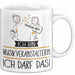Geschenk für Musikveranstalterin Tasse Lustige Geschenkidee Geburtstag Ich Bin Musikveranstalterin Ich Darf Das Weiß Trendation