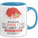 Spaghetti-Liebhaber Tasse Geschenk Ich Kann Spaghetti Verschwinden Lassen Was Ist Deine Superkraft Becher Geschenkidee Spaghetti Kaffee-Becher Blau Trendation