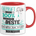 Beste Naturbeobachterin Der Welt Tasse Geschenk für Eine Naturbeobachterin Geprüft Und Sicher Geschenkidee Geburtstag Weihnachten Rot Trendation