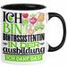 Diätassistentin Ausbildung Start Geschenk Tasse Ich Bin Diätassistentin In Der Ausbildung Ich Darf Das Kaffee-Becher Geschenkidee Schwarz Trendation