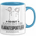 Karatesportler Geschenk Tasse So Gut Kann Nur Ein Karatesportler Aussehen Geschenkidee Kaffee-Becher Blau Trendation