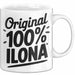 Ilona Tasse Geschenk Original 100% Ilona Geschenkidee Geburtstag Weiß Trendation