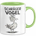 Sarkastischer Vogel Tasse Geschenk Lustige Geschenkidee Spruch Schräger Vogel Grün Trendation