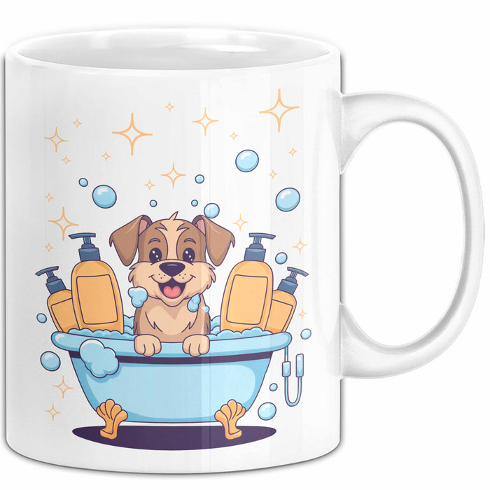 Tierpfleger Groomer Tasse Geschenk Lustige Geschenkidee Spruch Für Tierpflege Profis Weiß Trendation