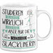 Slacklinerin Tasse Lustiges Geschenk Studieren Kann Wirklich Jeder Nur Die Besten Werden Slacklinerin Weiß Trendation
