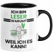 Leser Geschenk Tasse Lustiger Spruch Ich Bin Leser Warum Weil Ich Es Kann Geschenkidee Bester Leser Geburtstag Kaffee-Becher Trendation