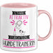 Hundetrainerin Tasse Geschenk Becher Stark Attraktiv Furchtlos Hundetrainerin Lustige Geschenkidee Rosa Trendation