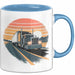 Lkw Fahrer Tasse Geschenkidee Fernfahrer Lustiger Spruch Geschenkidee Lustig Blau Trendation
