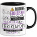 Tierfreundin Tasse Geschenk Lustiger Spruch Bitte Erheben Sie Sich Seine Majestät Die Tierfreundin Betritt Den Raum Schwarz Trendation