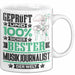 Musikjournalist Geschenk Lustiger Spruch für Musikjournalist Geschenkidee Bester Musikjournalist Der Welt Weiß Trendation