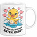 Quietscheente Tier Tasse Geschenk Lustige Geschenkidee Spruch Ich Mag Halt Einfach Enten, Ok Weiß Trendation