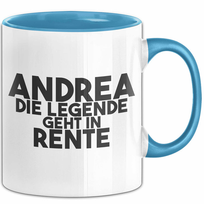 Andrea Tasse Andrea – Die Legende Geht In Rente Geschenk