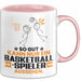 Basketballspieler Geschenk Tasse So Gut Kann Nur Ein Basketballspieler Aussehen Geschenkidee Kaffee-Becher Rosa Trendation
